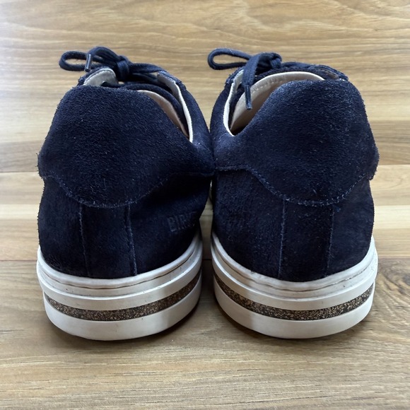 Birkenstock Bend Low Womens 10 N EU 41 Navy Blue Suede Comfort Sneakers - Picture 7 of 10